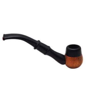 Ebony Wooden Sherlock Pipe | Pot Pipes For Sale | Free NZ Shipping