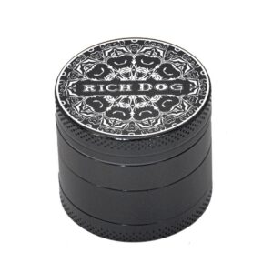 Zinc Alloy Black 4 Layer Weed/Herb Grinder For Sale | Free NZ Shipping