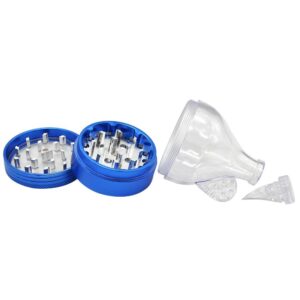 Funnel Aluminum Alloy Herb Grinder 2 Layer For Sale | Free NZ Shipping