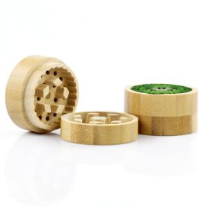 Wooden 2 Layer Weed Grinder/Herb Grinders For Sale | Free NZ Shipping