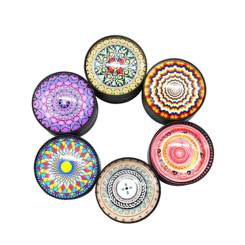Mandala Novelty Herb Grinder 3 Layer (Random Color) | Free NZ Shipping
