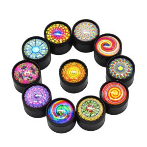 Mandala Novelty Herb Grinder 3 Layer (Random Color) - Small(30Mm)