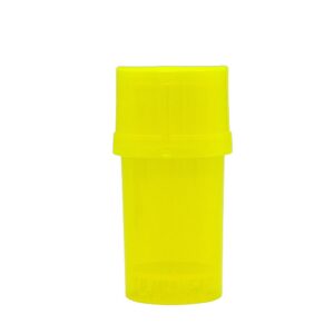 Medtainer Smell Proof Novelty Herb Grinder With Storage (4 Color) - Yellow
