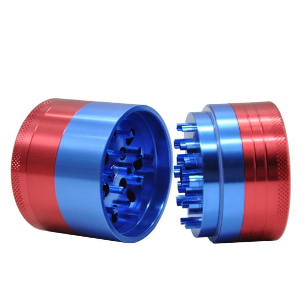 Mixed Color Design Aluminium Heavy Duty Herb Grinder With Storage 5 Layer 50Mm (2 Color)