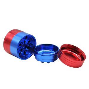Mixed Color Design Aluminium Heavy Duty Herb Grinder With Storage 5 Layer 50Mm (2 Color)
