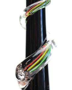 Noble Glass Medium Rasta Wrapped Soft Glass Bong/Water Pipes For Sale