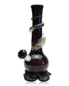Noble Glass Small Rasta Wrapped Soft Glass Bong | Water Pipes For Sale