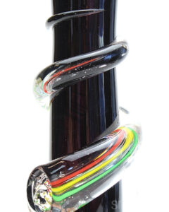 Noble Glass Small Rasta Wrapped Soft Glass Bong | Water Pipes For Sale