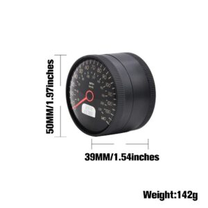 Odometer Novelty Herb Grinder 3 Layer 50Mm