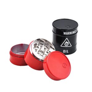 Oil Barrel Stealthy Novelty Herb Grinder 3 Layer 45 Mm