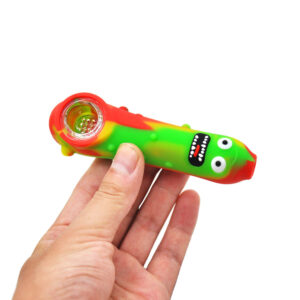 Pickle Rick Silicone Portable Pipe For Sale | 420 Gifts |Free NZ Shipping