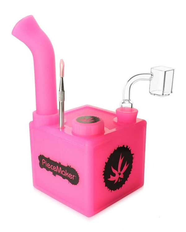 Piecemaker Kube Silicone Dab Rig | Wax Rig | Glass Dab Rigs For Sale