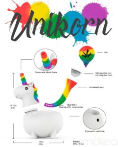 Piecemaker Unikorn "Unity" Limited Edition Water Pipe | Cheap Dab Rigs