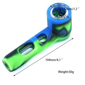 Mixed Color Silicone Hand Weed Pipe For Sale | Free NZ Shipping