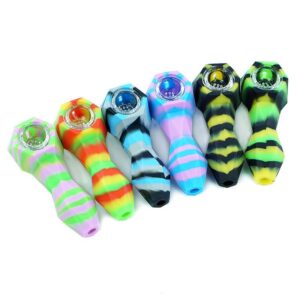 Diamond Cut Silicone Spoon Pipe/Weed Pipes For Sale | Free NZ Shipping