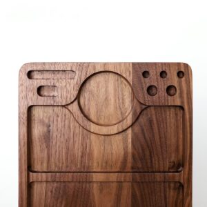 Wood Walnut Straw Tobacco Weed Rolling Tray For Sale | Free NZ Shipping