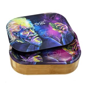 Bamboo Storage Tinplate Cover Rolling Tray For Sale | Free NZ Shipping