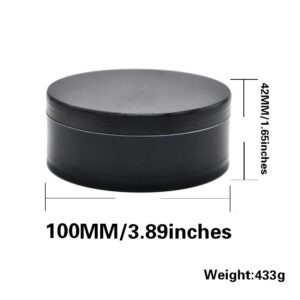 Puffing Bird Basic Herb Grinder 3 Layer Extra Large Black 100 Mm