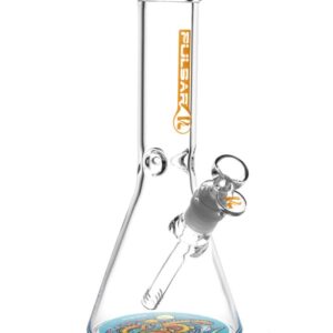 Pulsar 10" Psychedelic Octopus Beaker Bong | Glass Bongs For Sale