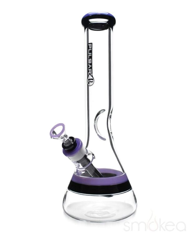 Pulsar 14" Dual Band Beaker Bong | Glass Bongs For Sale | Bong Price