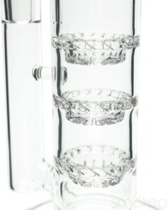 Pulsar 14" Straight Triple Turbine Bong | Water Pipes For Sale | Bomgs