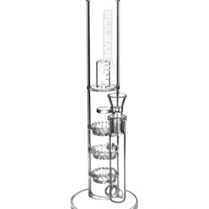 Pulsar 14" Straight Triple Turbine Bong | Water Pipes For Sale | Bomgs