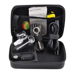 Quartz 14/18Mm Enail Set - Complete Kit With Portable Bag
