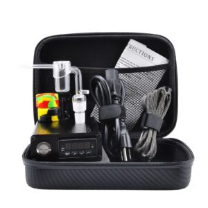 Quartz 14/18Mm Enail Set - Complete Kit With Portable Bag