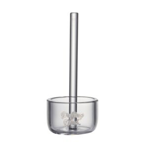 Quartz Carb Cap With Straight Handle - Puffing Bird
