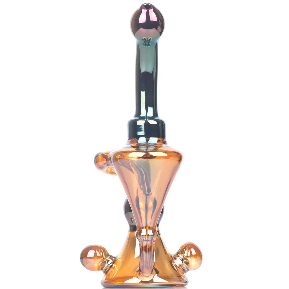8" Gradient Heady Recycler Dab Rig | Wax Rigs For Sale | Free NZ Shipping