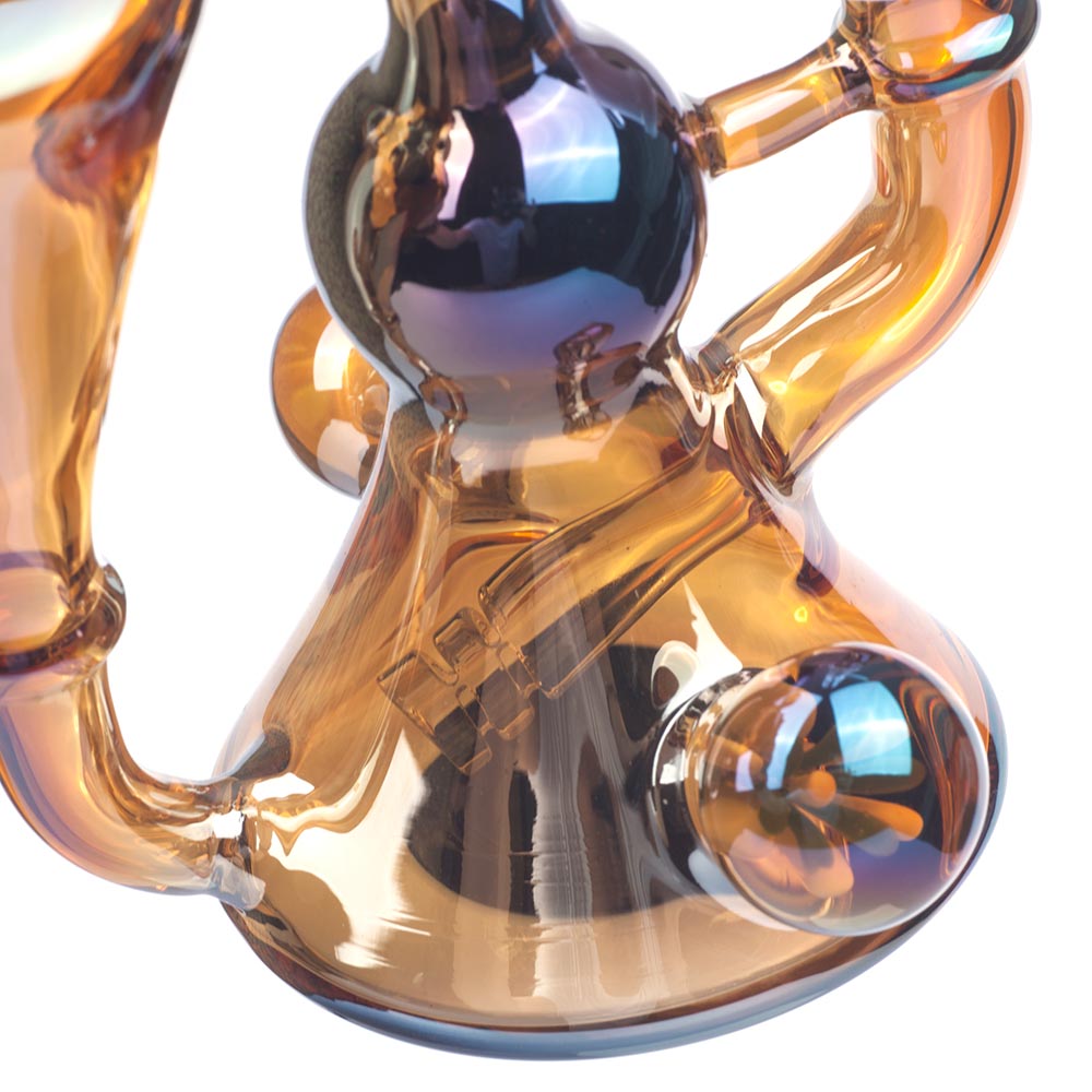 8" Gradient Heady Recycler Dab Rig | Wax Rigs For Sale | Free NZ Shipping
