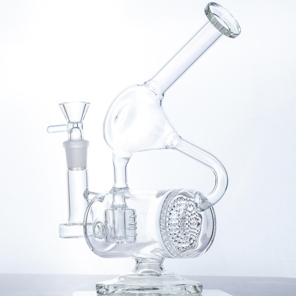 recycler_dab_rig_-_honeycomb_cage_percolator_wax_rigs_for_sale_-_puffing_bird_3_abf3c07f-d009-4780-9369-9b587805f339 9" Glass Multi Perc Dab Rig | Heady Wax Rigs For Sale | Free NZ Shipping