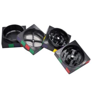 Rubix Cube Stealthy Novelty Herb Grinder 4 Layer 50 Mm
