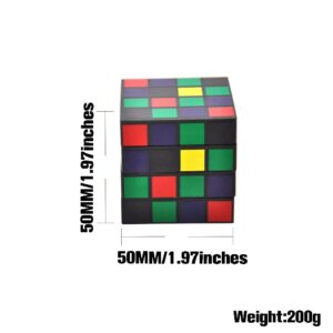 Rubix Cube Stealthy Novelty Herb Grinder 4 Layer 50 Mm
