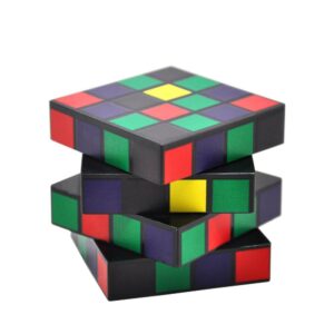 Rubix Cube Stealthy Novelty Herb Grinder 4 Layer 50 Mm