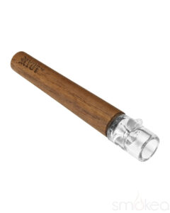 RYOT 12mm Large Wood One Hitter Bat w/ Glass Tip Pipe | Smoking Bowl