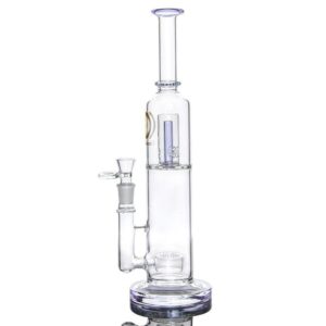 16 inch Glass Bong with Flower of Life perc to SOL Showerhead perc 18.8mm