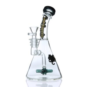 Unique Spinning Propeller Perc Glass Beaker Bong | Water Bongs For Sale