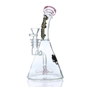 Unique Spinning Propeller Perc Glass Beaker Bong | Water Bongs For Sale