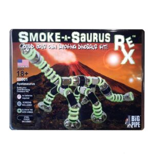 Big Pipe Smoke A Saurus Rex Metal Pipe Super Kit | Glass Smoking Bowl