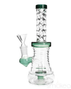SMOKEA 8" Cut Glass Mini Bong | Glass Bongs | Water Pipes For Sale