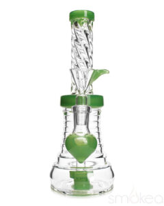 SMOKEA 8" Cut Glass Mini Bong | Glass Bongs | Water Pipes For Sale