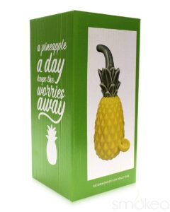 SMOKEA Ceramic Pineapple Pipe | Unique Glass Pipes | Bowl For Weed