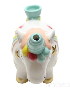 SMOKEA Ceramic Unicorn Pipe | Unqiue Glass Pipes | Marijuana Pipes