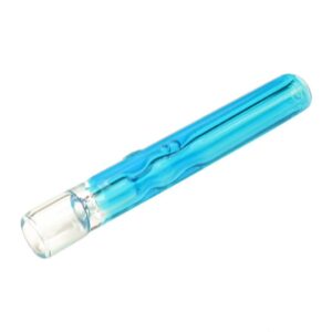 SMOKEA Colored Liquid Filled Chillum Bat | Glass Smoking Bowl | Pipes