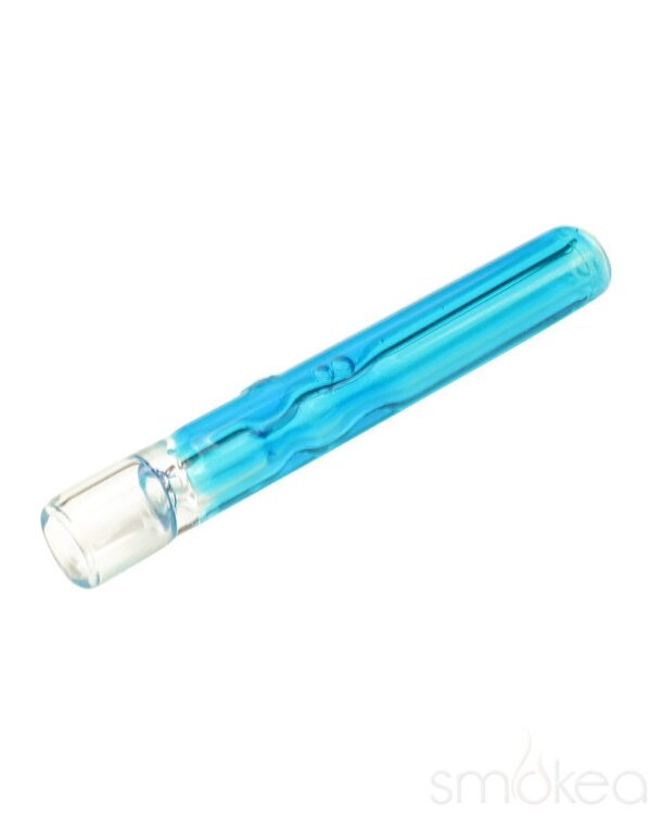 SMOKEA Colored Liquid Filled Chillum Bat | Glass Smoking Bowl | Pipes