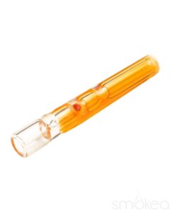 SMOKEA Colored Liquid Filled Chillum Bat | Glass Smoking Bowl | Pipes