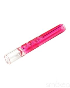 SMOKEA Colored Liquid Filled Chillum Bat | Glass Smoking Bowl | Pipes