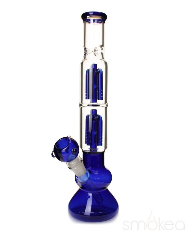 SMOKEA Double Tree Perc Bong | Glass Bongs For Sale | Puffing Bird