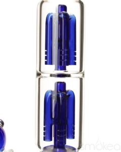 SMOKEA Double Tree Perc Bong | Glass Bongs For Sale | Puffing Bird